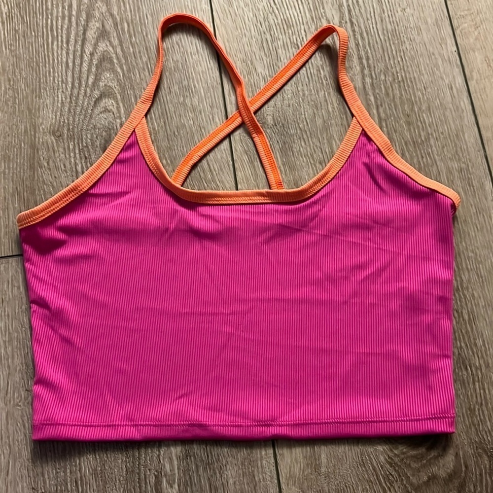 Women’s ribbed bralette - Picture 1 of 3